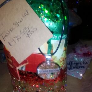 Festive Holiday Ornament with Necklace